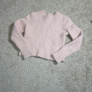 Women's J.Crew Point Sur Pink Pullover Sweater Alpaca Wool Large